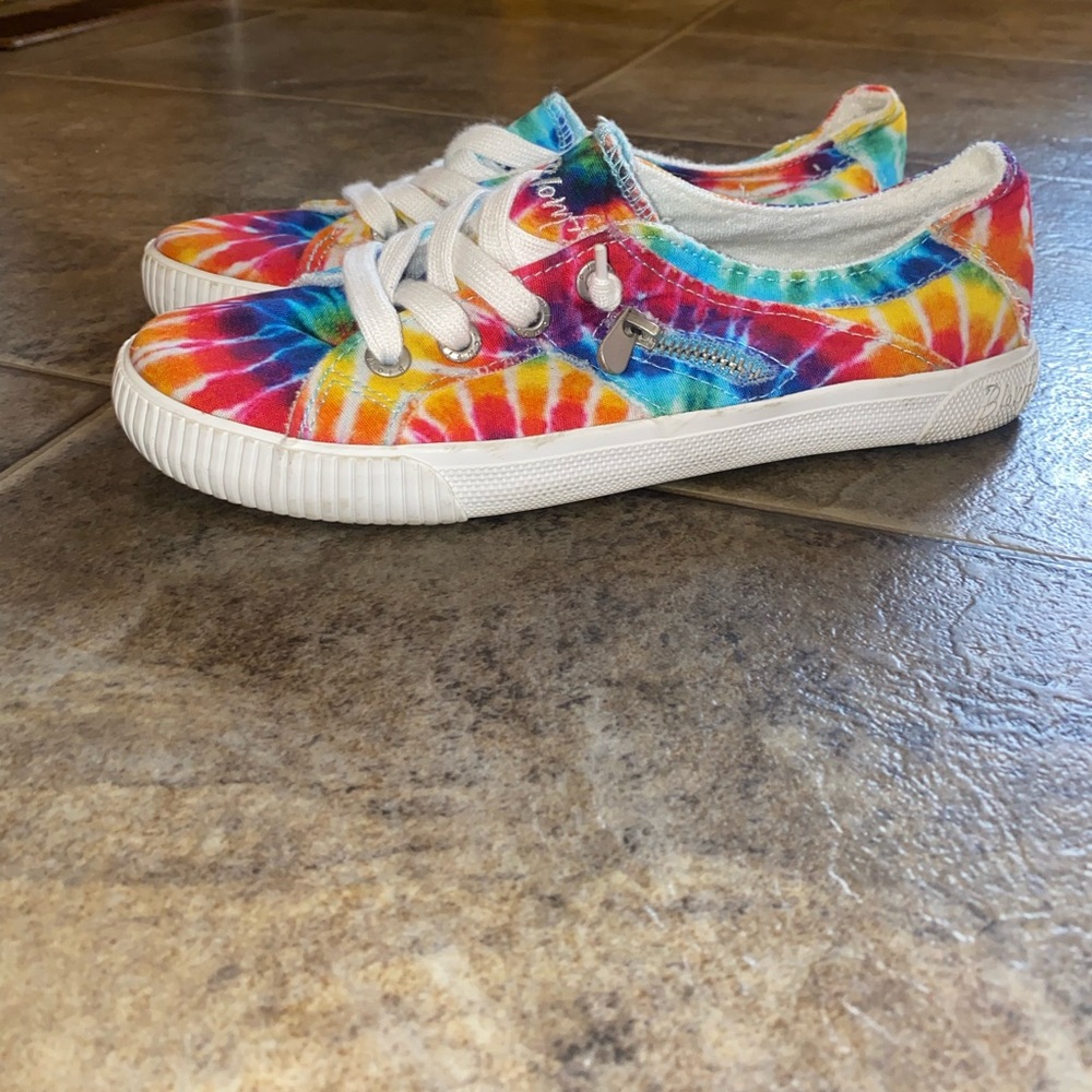 Tie-dye Blowfish sneakers, worn just a handful of times